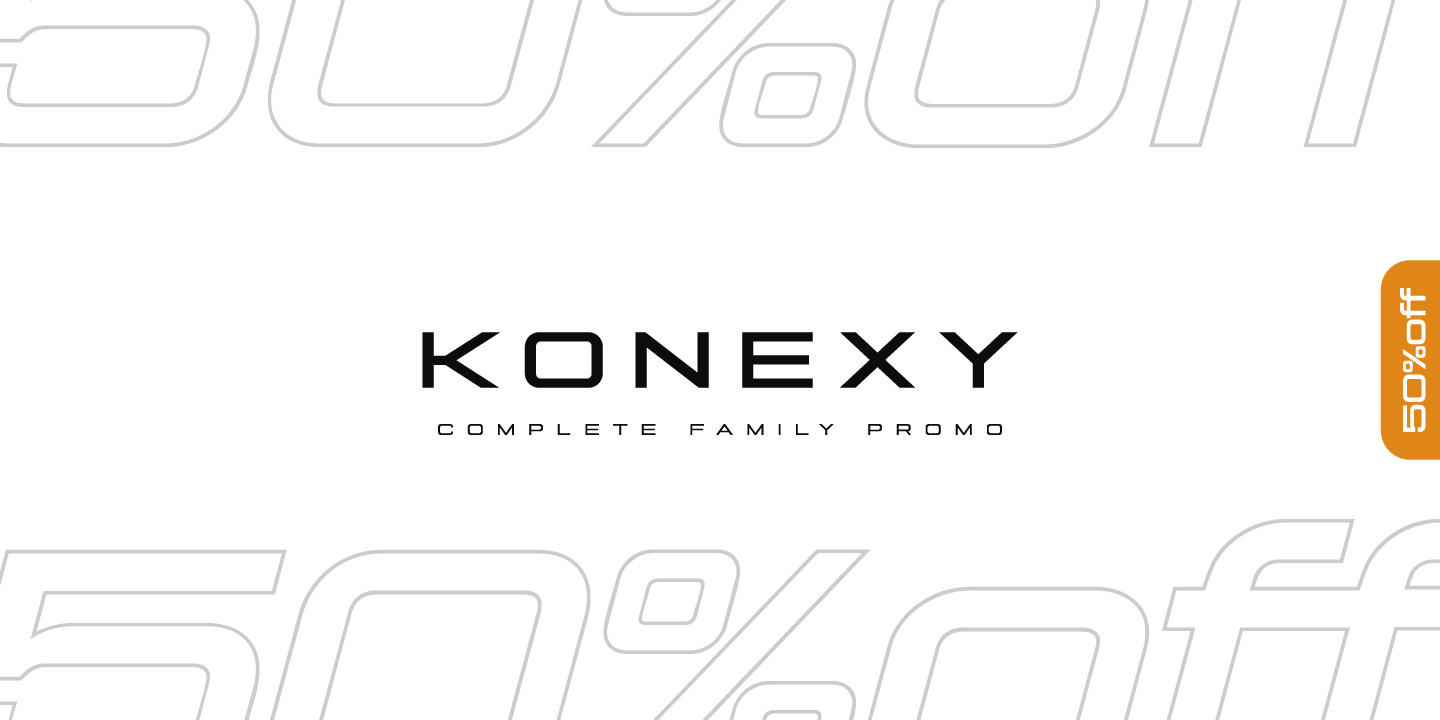 Шрифт Konexy